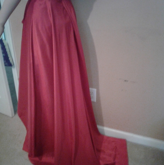 Jaaz Couture jewel stone embellished high lo dress - Picture 8 of 8